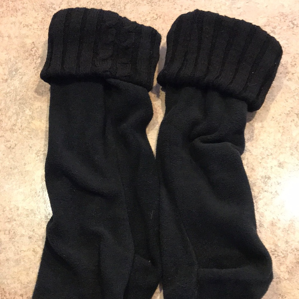 Fleece boot socks